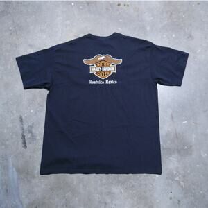 Embroidered Harley Davidson Mexico T-Shirt
